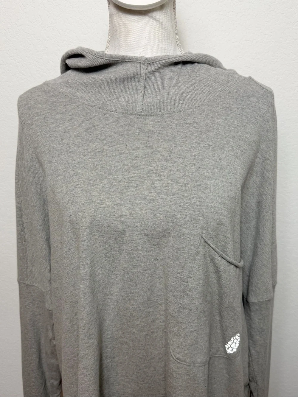 Free People Movement Hot Stretch Gray Hoodie Women's XS